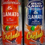 Cans of Budweiser Chelada and Bud Light Chelada